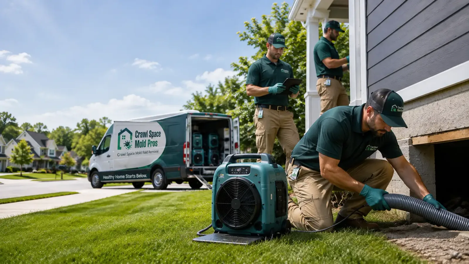 Crawl Space Mold Removal in Burt, MI